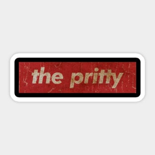 THE PRITTY - SIMPLE RED VINTAGE Sticker